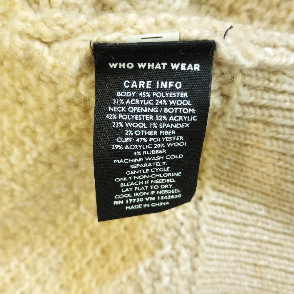 Who What Wear Texture-Stitch Cardigan, Sz XL - Picture 9 of 10